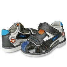 Новинка; 1 пара кожаных туфель; ортопедические сандалии; детская обувь для мальчиков