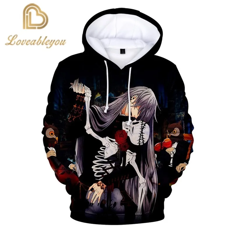 

Black Butler 3d Prined Hoodies Men and Women Pullover Sweatshirt Boys and Girls Fashion Casual Hoodie Tops