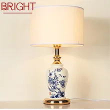 

BRIGHT Table Lamps Modern LED Luxury Design Creative Ceramic Desk Lights For Home Bedroom