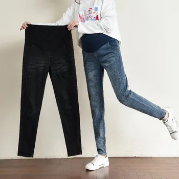 

Pregnant Woman Jeans Maternity Pants Trousers Nursing Prop Belly Legging Pregnancy Clothes 2020 Maternity Pant Plus Size