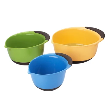 

Plastic PP Sinks, Cooking Bowls, Kitchen Mixing Dishes, Salad Bowls, Flour Mixing Rainbow Bowls