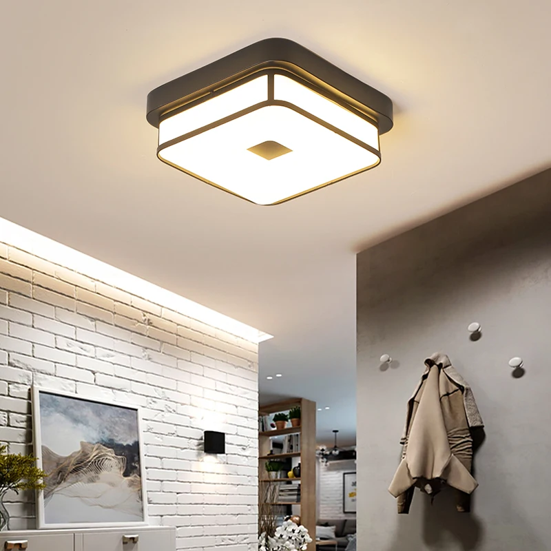 

AWSIaiton Ceiling+lights for entrance corridor aisle lamparas de techo Lustre Avize round square Ceiling lamp Lighting fixtures
