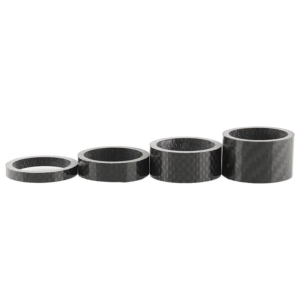 3pcs 3K Bike Carbon Spacers 1-1//8/" 15 10 5 mm MTB ROAD