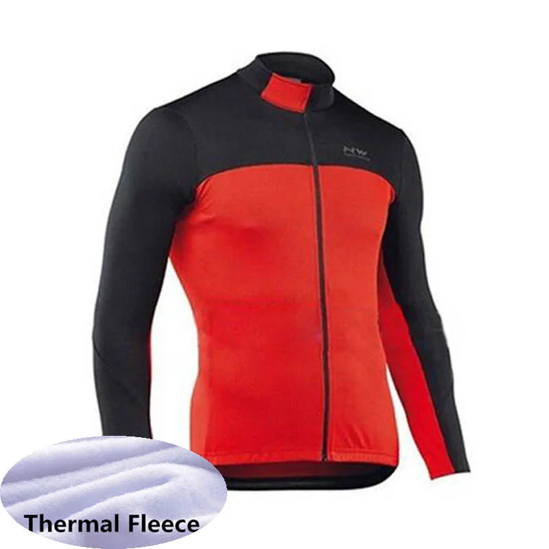 

Men Winter thermal fleece cycling Jerseys 2019 New long sleeve mtb bike shirt road bicycle tops warmer racing clothing Y091603