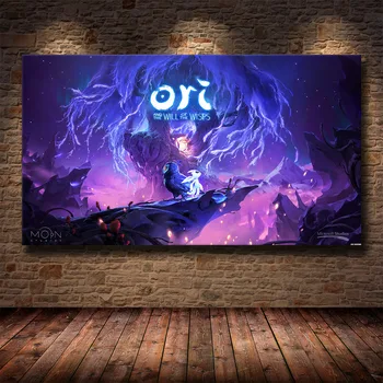 

The Game Poster Decoration Painting of Ori and The Blind Forest on HD Canvas Canvas Painting Art Posters and Prints