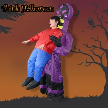 

Ghost Pick Me Up Inflatable Halloween Costume Party Balloon Scary Inflatable Airballoon Adults Children Zombie Cosplay Clothing
