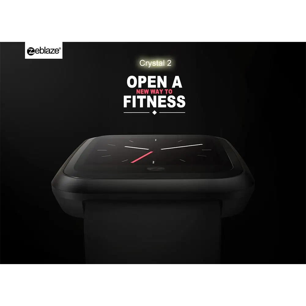 Смарт-часы для Android IOS часы Zeblaze Crystal 2 Smartwatch IP67 водонепроницаемый монитор сердечного ритма цветной дисплей R25