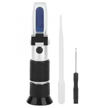 Hand-Held Refractometer 0-50% Brix Refractometer Draagbare Tester Atc RHB-50ATC Voor Meest Vloeibare Suiker Test