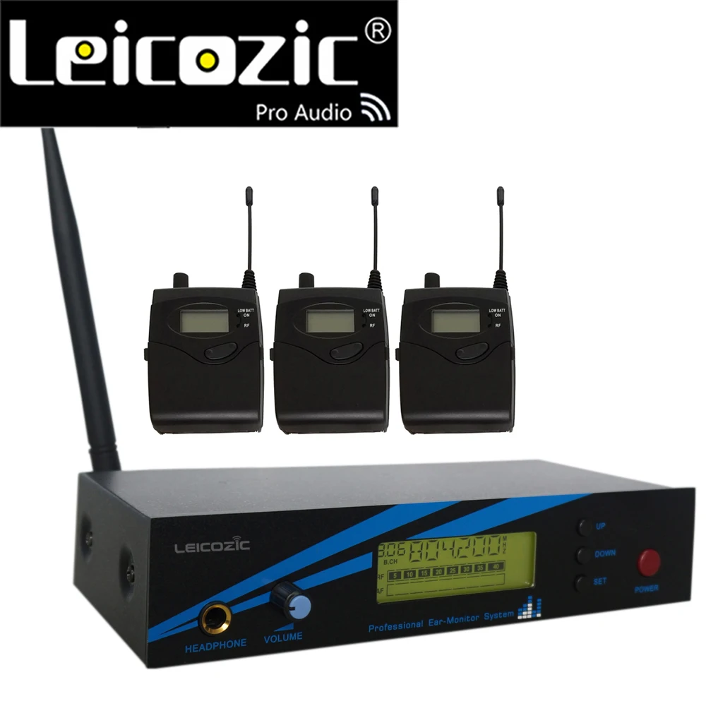Leicozic L-500 Super Wireless In-Ear Monitor System UHF Bühne IEM System In-ohr Monitor 300iemg2 G2 3 Empfänger + 1 Sender Leicozic L-500 Super Wireless In-Ear Monitor System UHF Bühne IEM System In-ohr Monitor 300iemg2 G2 3 Empfänger + 1 Sender