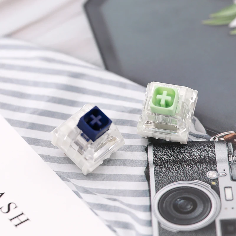 Teclado Pro Kailh Box Azul Marinho Real Jade Cristal Rosa Interruptores de Pinos Ip56 Impermeável Compatível com Cherry mx