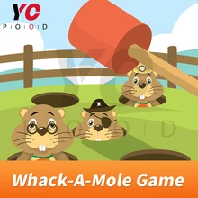 Whack-a-mole prop Escape Zimmer Spiel Requisiten Mole Angriff spiel taste prop Escape Zimmer Gadget