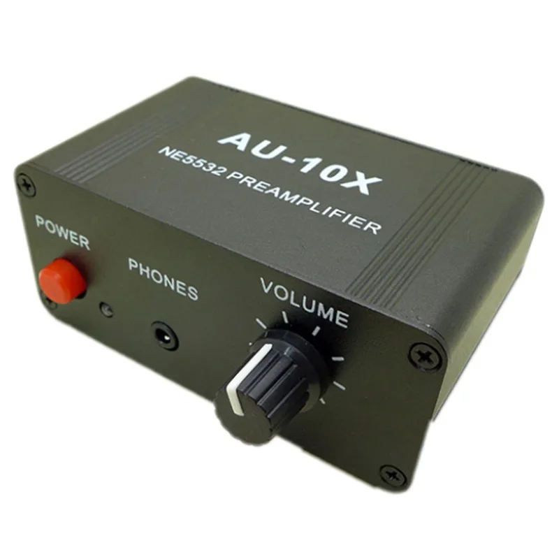 NE5532 Music o Signal Pre Amplifier Gain Boost 20Db Headphone Volume Amplification Front Board