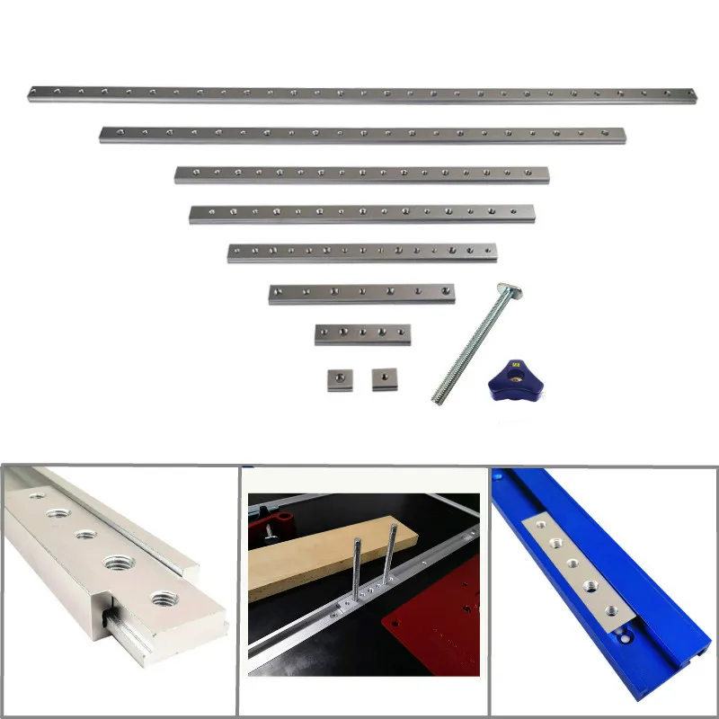 Алюминий M6/M8 Т-образный слайдер Раздвижной Бар Т-образный слот гайка для 30/45 типа Т-треков Jigs винт слот крепеж Деревообрабатывающие инструменты