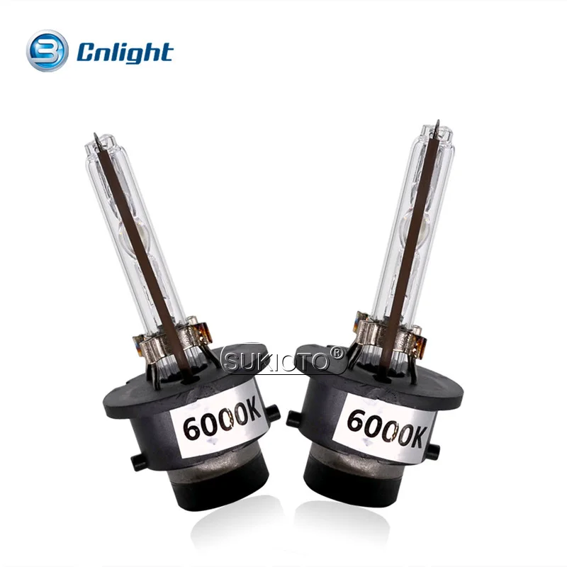 SUKIOTO оригинальные ксеноновые лампы Cnlight D2S HID 35 Вт 6000 К 4300 8000 для автомобильных фар