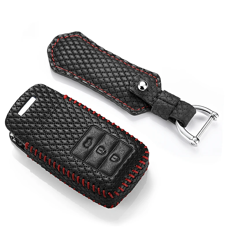 Luckeasy кожаный чехол для ключей автомобиля 3 кнопки для honda acura TLX ilx RLX hybrid nsx key holder KEY3c