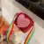 Rainbow Love Little Girls Mini Coin Portle Lovely Children's Small Square Shoulder Bags PU Leather Baby Boys Kids Crossbody Bag