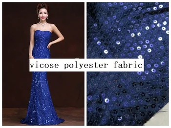 

free ship viscose decoration and clothing fabric weaved with sequins 59" wide