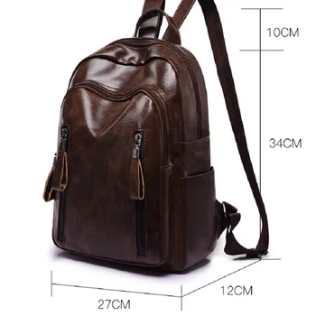 

2020 new backpack female pu soft leather lady small backpack school bag women bag leather backpack