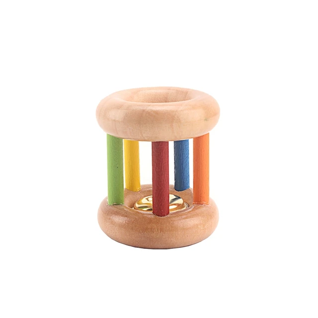 Toddlers Music Toys Sounding Toy Bed Bells Sand Hammer Whistle Castanets Musical Instrument Random Colors Infant New Born Gift 4