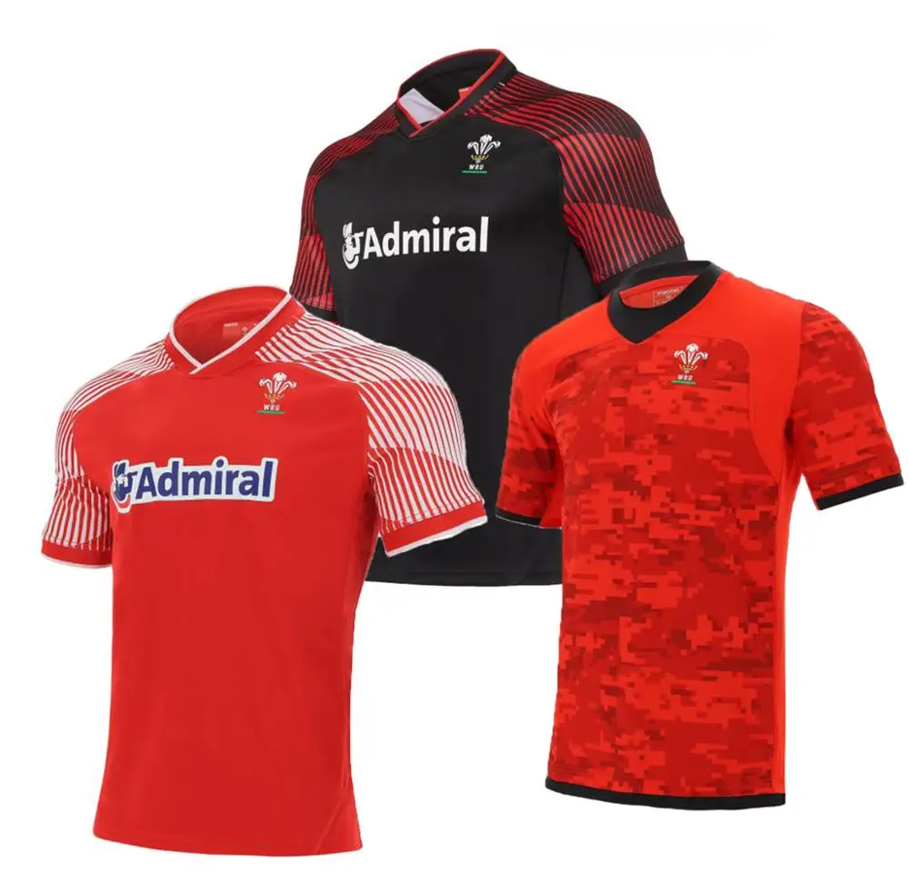 2021 Welsh Pathway Home/Away/Training Replica Men's Rugby Jersey Wales Sport Shirt S 5XLRugby