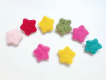 

1pc Fashion Cute Felt Star Hairpins Solid Candy Color Star Hair Clips Princess Headwear Boutique Hair Accessories