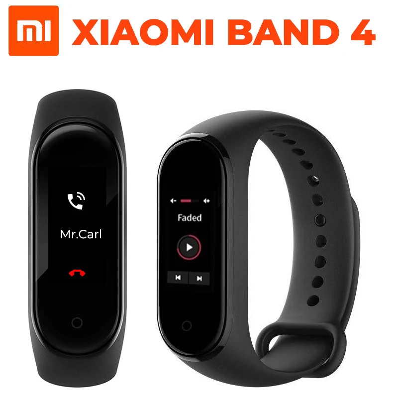 

Xiaomi Mi Band 4 Global Version Smart Bracelet Miband 4 Smartband Sport Heart Rate Fitness Traker Bluetooth Waterproof Band