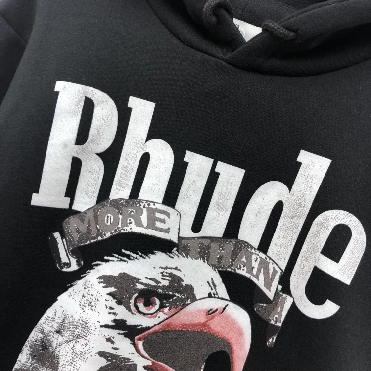 Толстовки высокого качества RHUDE x Maxfield для мужчин и женщин 1:1 RHUDE x Maxfield толстовки пуловер
