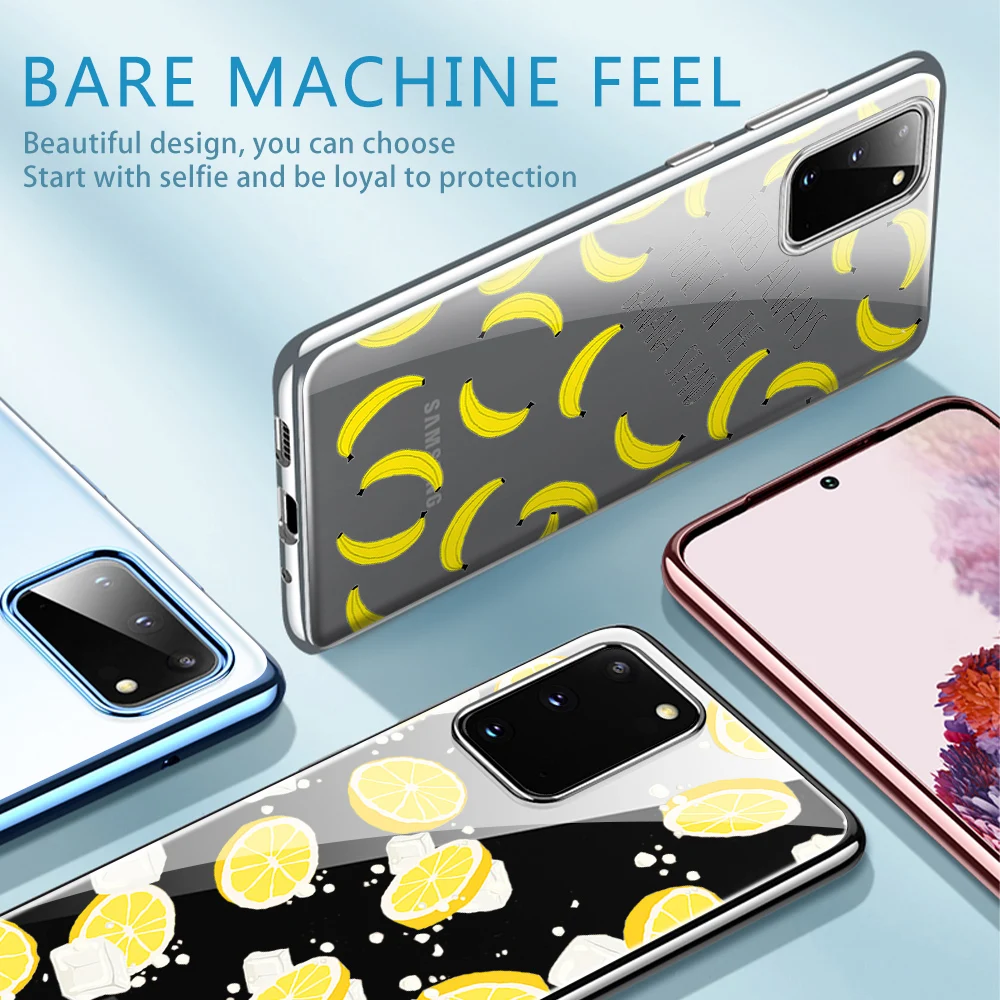 Мягкий чехол из ТПУ для телефона Samsung Galaxy S10 S9 S8 Plus S10e S20 Ultra A50 A51 A71 A70 A20e A10 A40 с