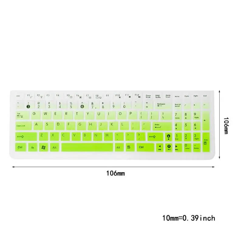 Keyboard Cover Keypad Film Skin Protector Notebook Silicone Protection for Asus K50 Laptop Accessory-4