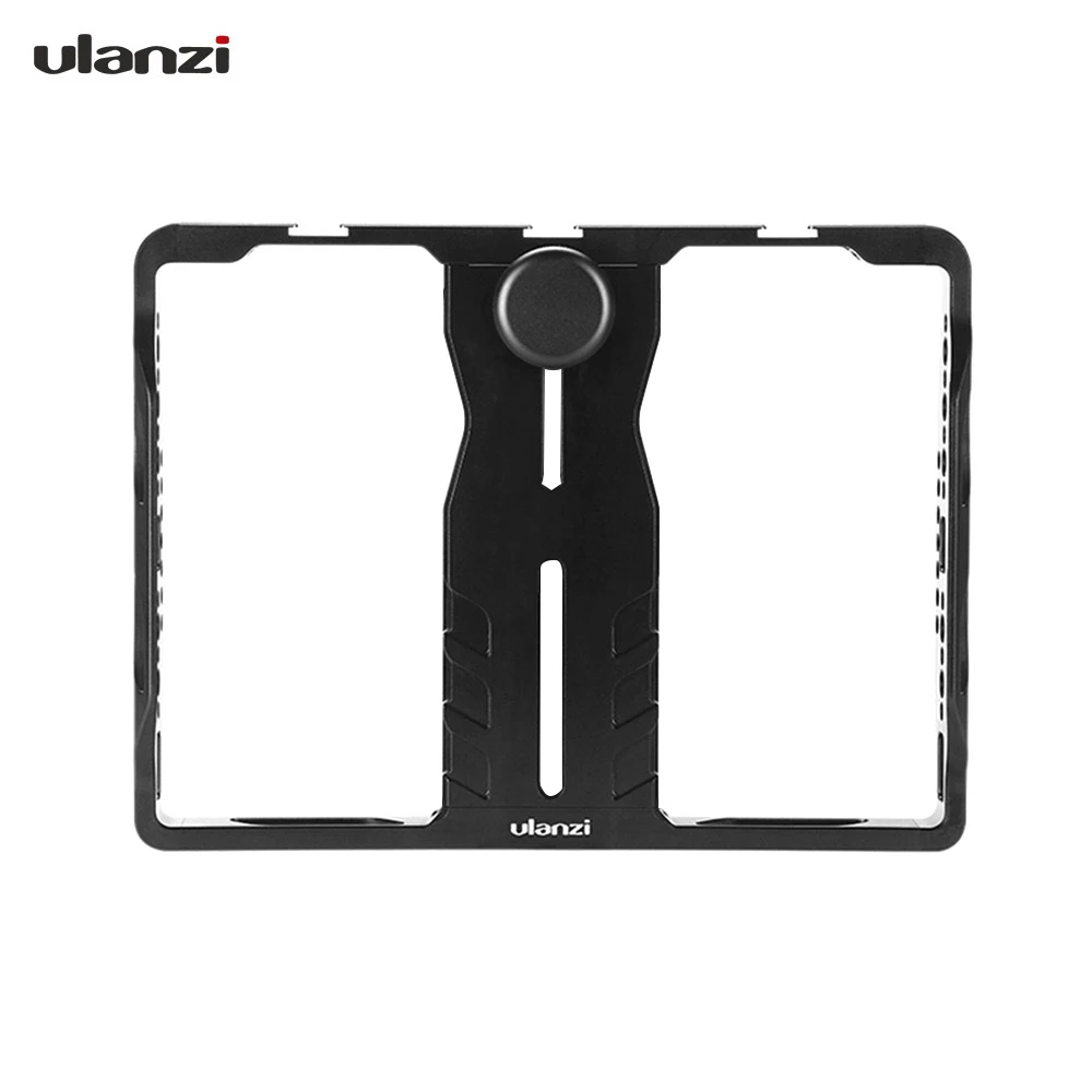 

Ulanzi U-PAD Metal Video Cage Mount with Cold Shoe Mounts Aluminum alloy Vlog Filmmaking Rig for iPad Microphone LED Video Light