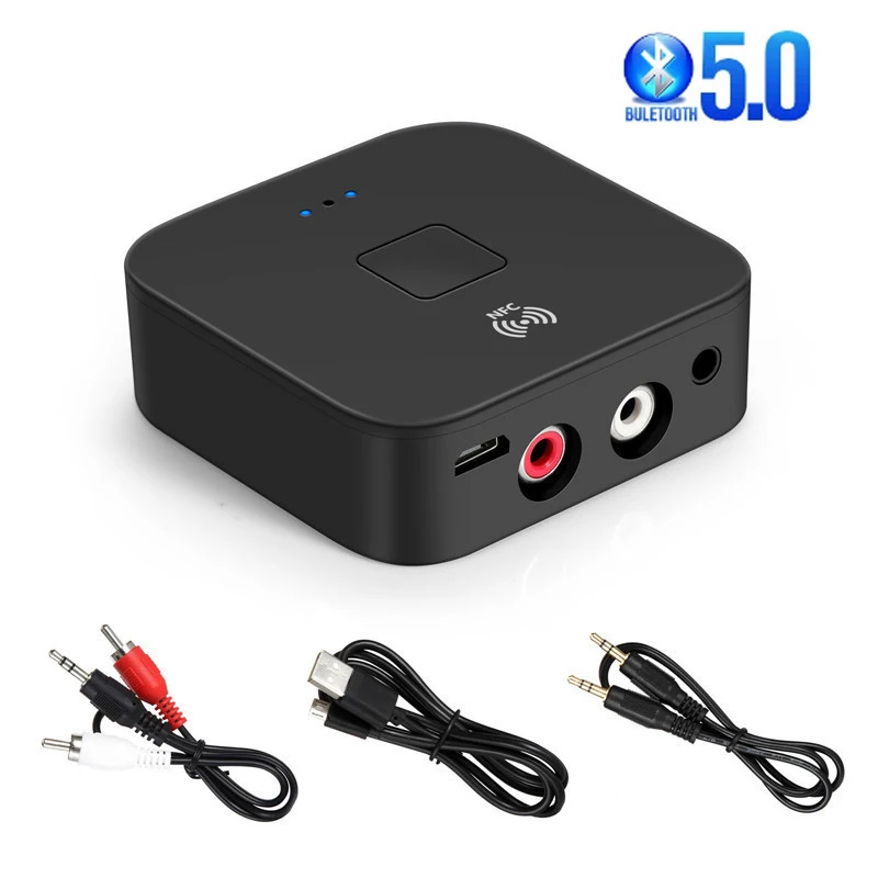 Аудиоприемник Bluetooth мобильный телефон NFC для рабочего стола 3 5 мм AUX/RCA Hi-Fi