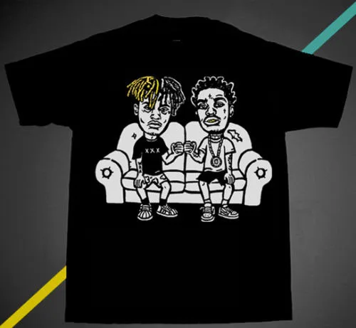 Новинка Fnly94 XXXtentacion Kodak Black gold grill rap рубашка lil pump AIRT забавная мужская женская унисекс модная футболка