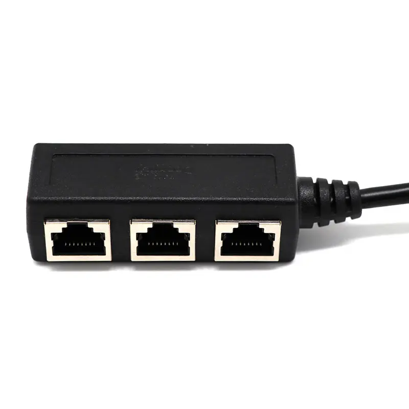 RJ45 Y Splitter адаптер 1-3 порта Ethernet кабель-коммутатор для CAT 5/CAT 6 LAN разъем Ethernet EM88