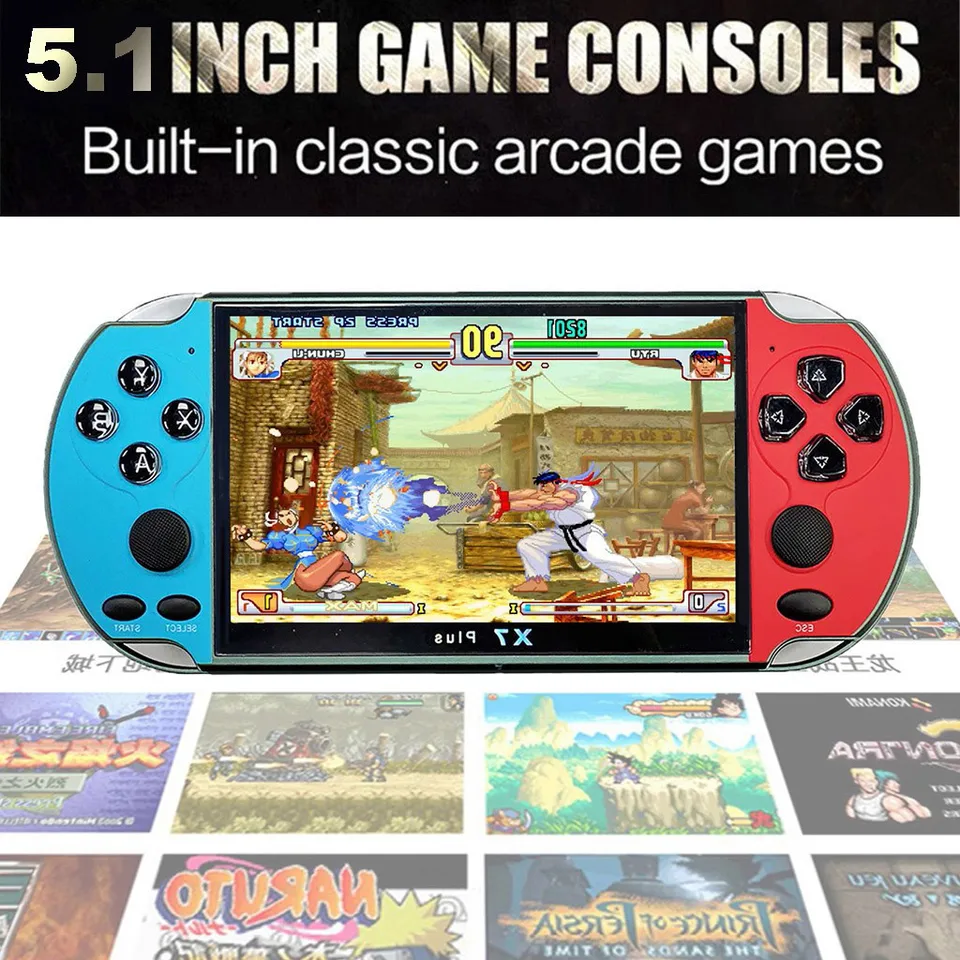 handheld consoles with built in games