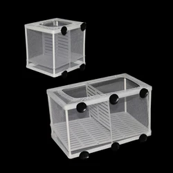 Aquarium Fish Breeding Breeder Box Baby Fish Hatchery Isolation Net Fish Tank Incubator Box Hanging Aquarium Accessory Supplies