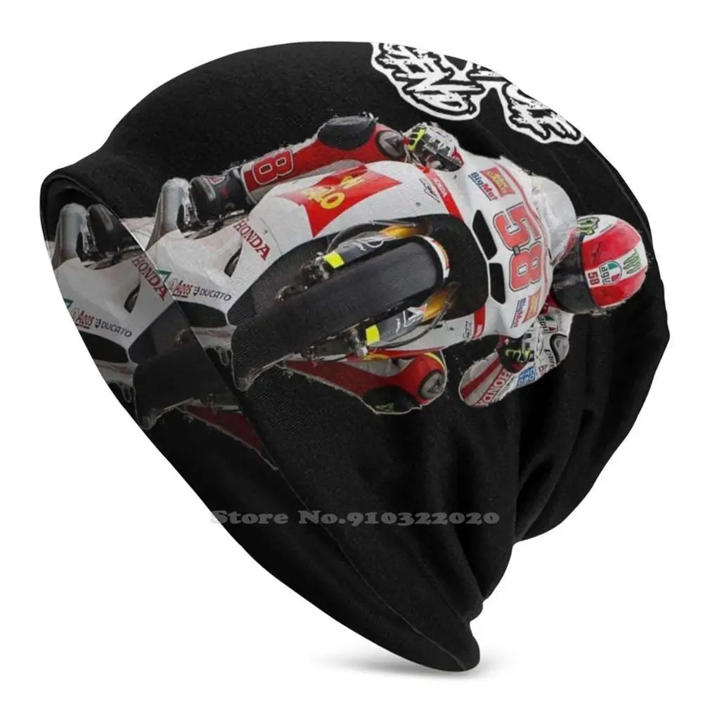Super Sic' Marco Simoncelli Wheelie Monster Unisex Uomo Donna Berretto Sottile Berretto Casual Marco Simoncelli Supersic Moto