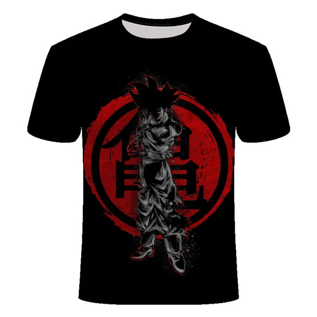 Dragon Ball Z T Shirts Mens Summer 3D Print Super Saiyan Goku Black Zamasu Vegeta Dragonball Casual Tee Shirt tops Tee