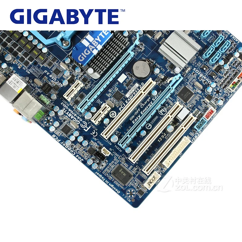 Разъем AM3 для AMD 870 Gigabyte GA-870A-UD3 материнская плата DDR3 16 Гб 870A UD3 870A-UD3 настольная системная плата