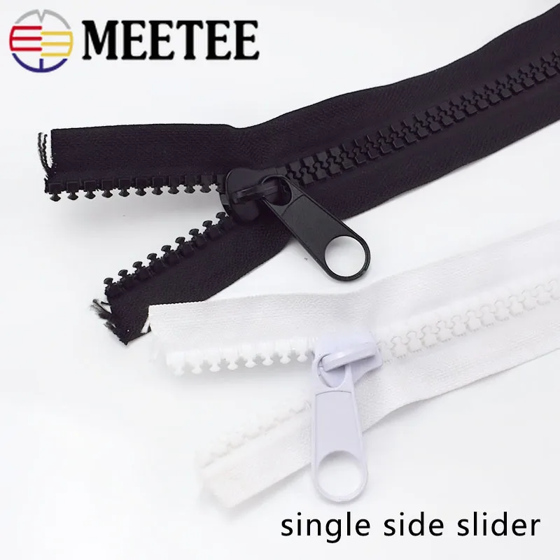 Meetee 10# молния из смолы+ односторонний/двухсторонний оголовник Open-end для наружного путешествия палатка рюкзак DIY Швейные аксессуары AP671