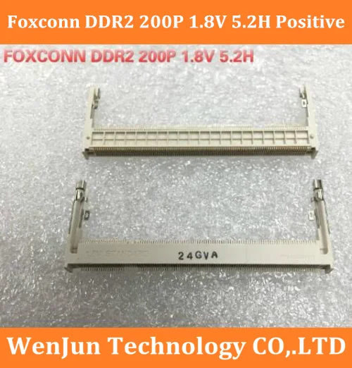 Коннекторы Foxconn DDR2 1 8 в 200P 5 2 H 2200PIN шт./лот | Компьютеры и офис