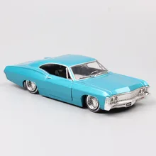 Детские 1/24 весы винтажные Jada Ретро 1967 chevrolet IMPALA SS литые автомобили chevy супер спортивные гоночные модели Миниатюрные