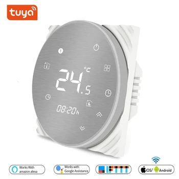

Smart WiFi Central Air Conditioner Thermostat Temperature Controller 4 Pipe or 2 Pipe 3 Speed Fan Coil Unit Water System