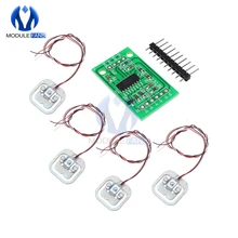 Capteurs de poids à cellule de charge pour balance humaine 50kg, 4 pièces, Module AD HX711, capteur de charge corporelle, outils de mesure de pression