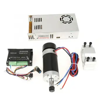 

WS55-22 ER11 500W CNC Driver Controller + Motor + Fixture + Power for Engraving Machine with Forced Air Cooling