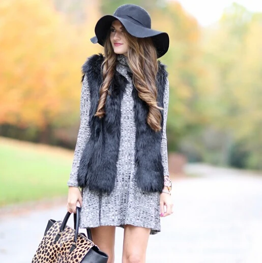 Veste femme, женский жилет,, меховой женский жилет, куртка, пальто из искусственного меха лисы, жилет chalecos mujer manteau fourrure YR1