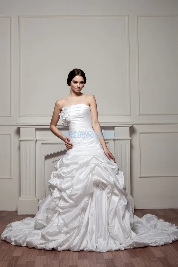 

free shipping 2016 new design lace up real image bridal gown good quality custom size/color ball gown white/ivory wedding dress