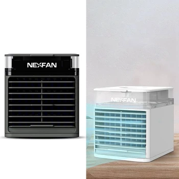 

Portable Air Cooler 5-In-1 Mini USB Air Conditioner Desk Fan Mini Evaporative Cooler with UV Lamp, 7 Colors Light