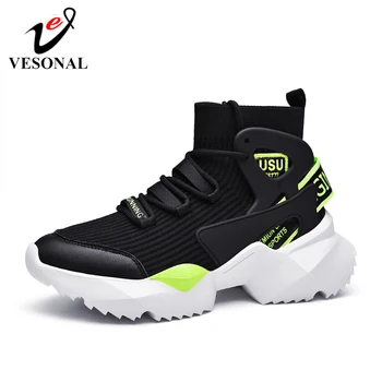 

VESONAL 2020 new socks shoes Men Shoes Sneakers Casual hip hop Breathable Comfortable Male Walking Footwear street Tide shoes