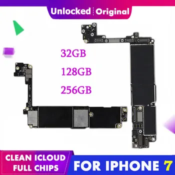 

Original Unlock Motherboard For iPhone 7 4.7 inch Mainboard Logic Board Repair iCloud unlocked without Touch ID mother boards