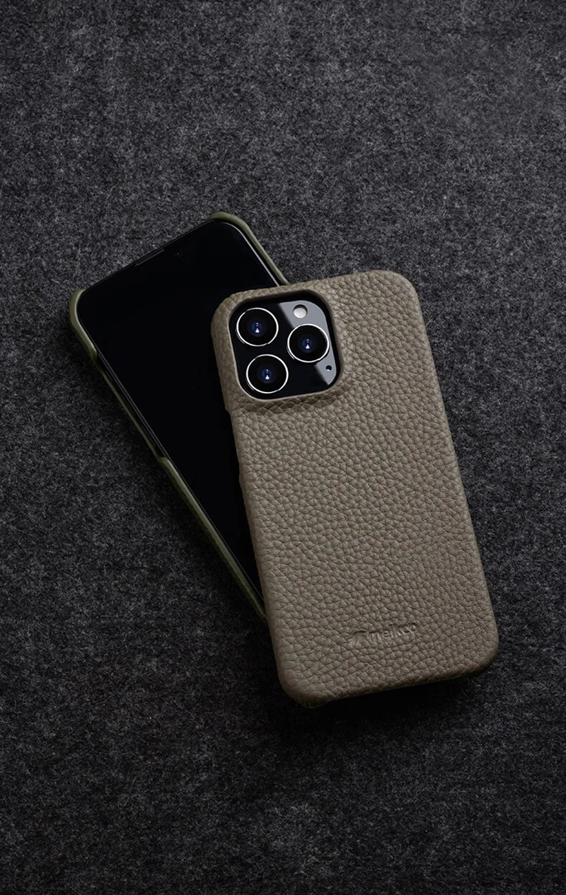 Melkco Premium Genuine Leather Case for iPhone 13 Pro Max 12 mini 11 Luxury Business High-end Cowhide Phone Cases Back Cover iphone 12 pro waterproof case